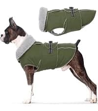 Dog Coat Warm Dog Winter Coat Waterproof Dogs Jacket with Harness — collection imagery
