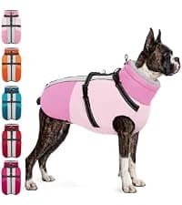 Full Body Dog Coat Warm Fleece Dog Winter Jacket for Small Dogs S — collection imagery