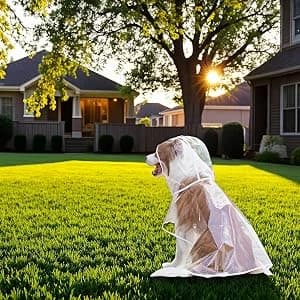 Clear Dog Rain Poncho for Small and Medium Dogs — collection imagery