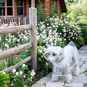 Clear Dog Rain Poncho for Small and Medium Dogs — collection imagery