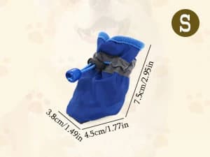4 Pcs Dog Shoes, Soft Breathable Dog Boots with Adjustable Drawstring Non-Slip Sole Easy to Clean Dog Paw — collection imagery