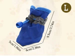 4 Pcs Dog Shoes, Soft Breathable Dog Boots with Adjustable Drawstring Non-Slip Sole Easy to Clean Dog Paw — collection imagery