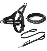 Tactical Dog Harness for Small Dogs with Handle — Military Service Dog Vest and Leash Set for Outdoor Training — collection imagery