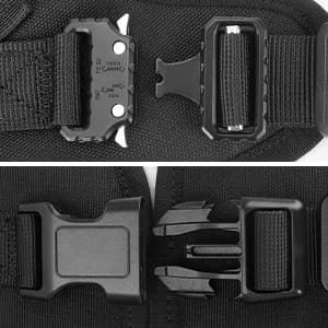 Tactical Dog Harness Service Vest for Medium Dogs Black M — collection imagery