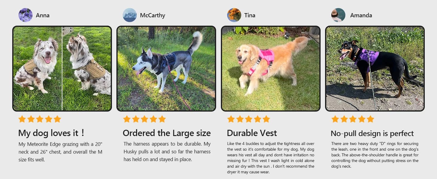 Tactical Dog Harness for Large Dogs — product details