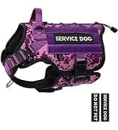 Tactical Dog Harness Service Vest for Medium Dogs Black M — collection imagery