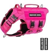 Tactical Dog Harness Service Vest for Medium Dogs Black M — collection imagery