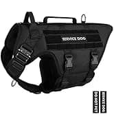 Tactical Dog Harness Service Vest for Medium Dogs Black M — collection imagery