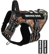Tactical Dog Harness Service Vest for Medium Dogs Black M — collection imagery