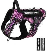 Tactical Dog Harness Service Vest for Medium Dogs Black M — collection imagery