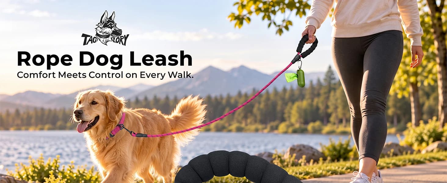 Rope Dog Leash for Medium and Large Dogs — product details