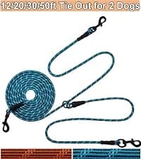 Long Dog Leash — 10/15/20/30/50FT Dog Training Leash with Soft Handle — collection imagery