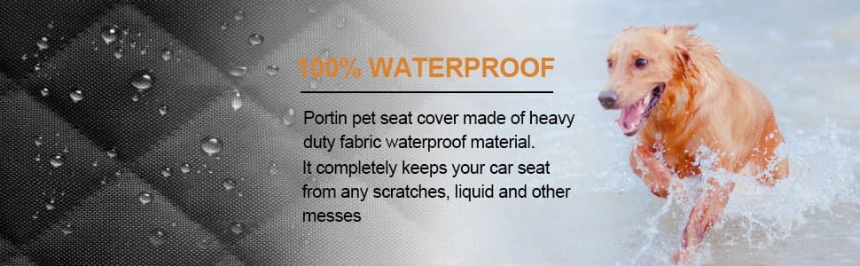 Dog Car Seat Cover — Back Seat Cover for Dogs Pet Car Seat Protector — collection imagery