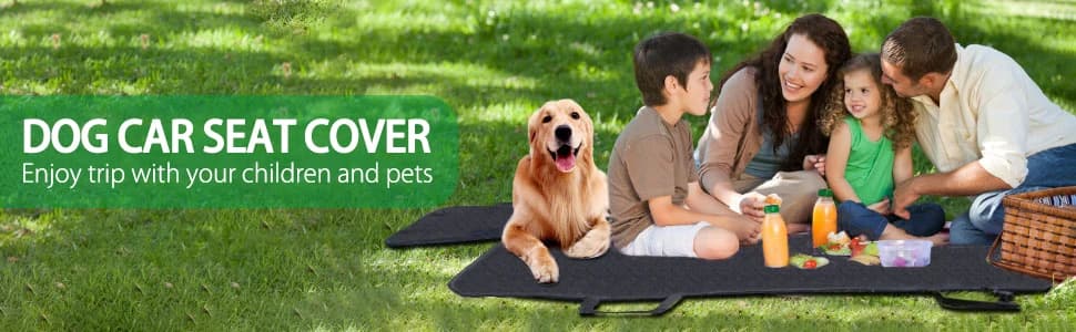 Dog Car Seat Cover — Back Seat Cover for Dogs Pet Car Seat Protector — collection imagery