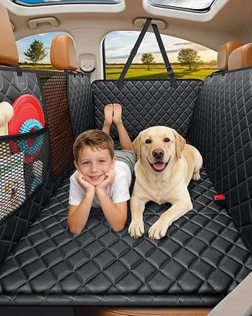 Dog Car Seat Cover for Back Seat — Waterproof Car Seat Protector — collection imagery