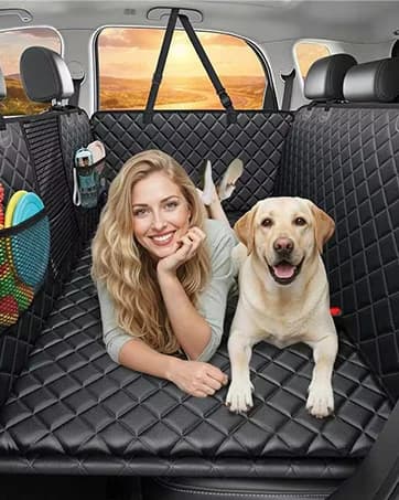 Dog Car Seat Cover for Back Seat — Waterproof Car Seat Protector — collection imagery