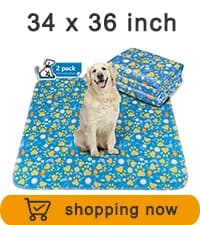 Washable Pee Pads for Dogs 2 Pack 34" x 36" — Waterproof — collection imagery