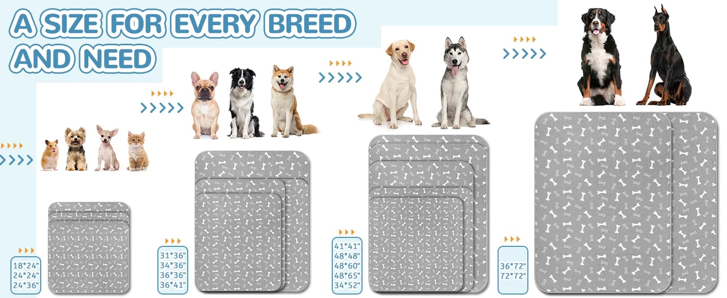 Washable Pee Pad for Dogs — 2 Pack Large Reusable Puppy Pads — product details