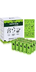 Dog Poop Bag Biodegradable 540 Count Dog Waste Bags with Dispenser Scented — product details