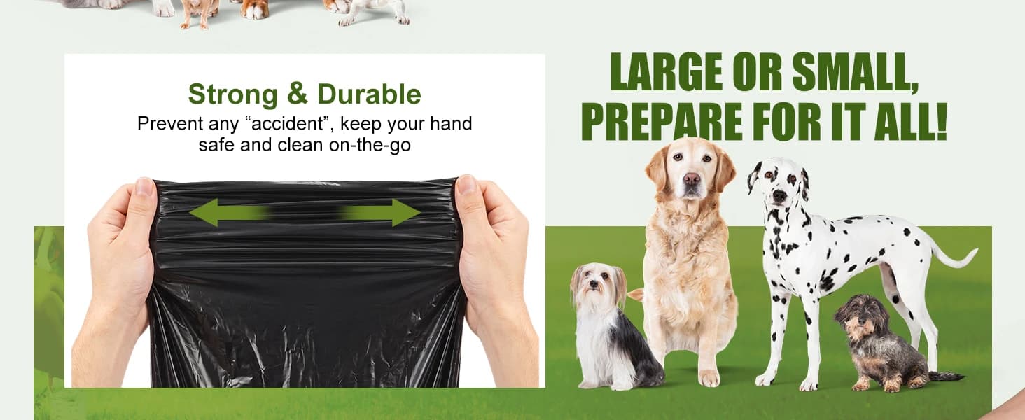 20 Rolls 4000 Ct Dog Poop Bags Leak Proof — product details