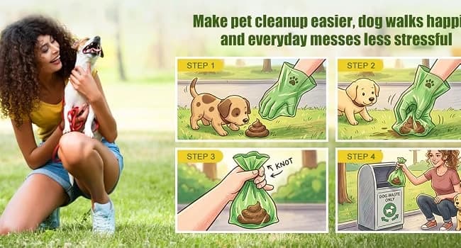 20 Rolls 4000 Ct Dog Poop Bags Leak Proof — product details