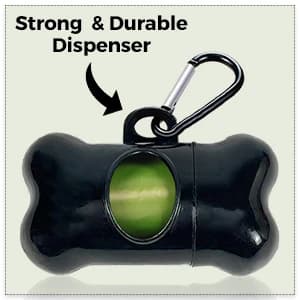 Dog Poop Bags Rolls: Extra Thick Leak Proof Easy Tear — 13 x 9 in 1140 Count — collection imagery