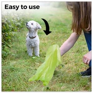 Dog Poop Bags Rolls: Extra Thick Leak Proof Easy Tear — 13 x 9 in 1140 Count — collection imagery