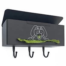 Dog Poop Bag Dispenser Wall Mounted Waterproof Outdoor Pet Waste Bags Dispenser Station Stake — More Poop Bag Wall Mount Dispensers From Us