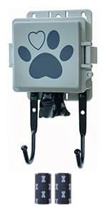 Dog Poop Bag Dispenser Wall Mounted Waterproof Outdoor Pet Waste Bags Dispenser Station Stake — product details