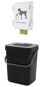 Dog Poop Bag Dispenser Wall Mounted Waterproof Outdoor Pet Waste Bags Dispenser Station Stake — product details