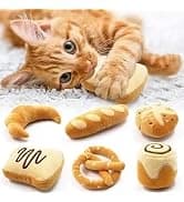Plush Bread Catnip Toys for Indoor Cats 6 Pack — collection imagery