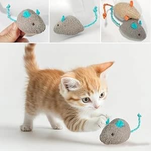 Cat Toy Interactive Toy Plush Mouse Shaped Toy — (3 Pack) — collection imagery