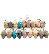 Cat Mice Toy 18-Pack Plush Catnip-Filled Mice Toys for Indoor Cats - Realistic Design — 9 Assorted Colors — collection imagery