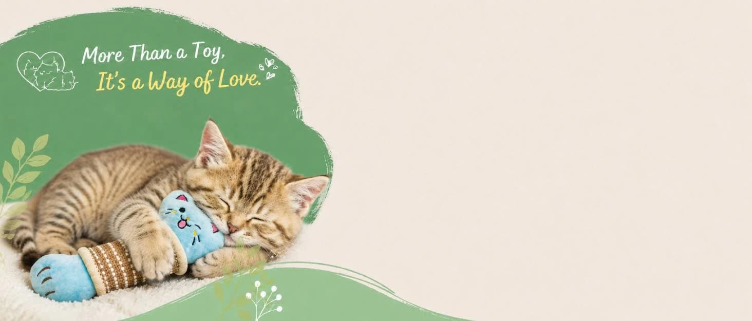 Catnip Cat Toys Pillows for Indoor Kittens Kicker Chew — 9.45 Inches — collection imagery