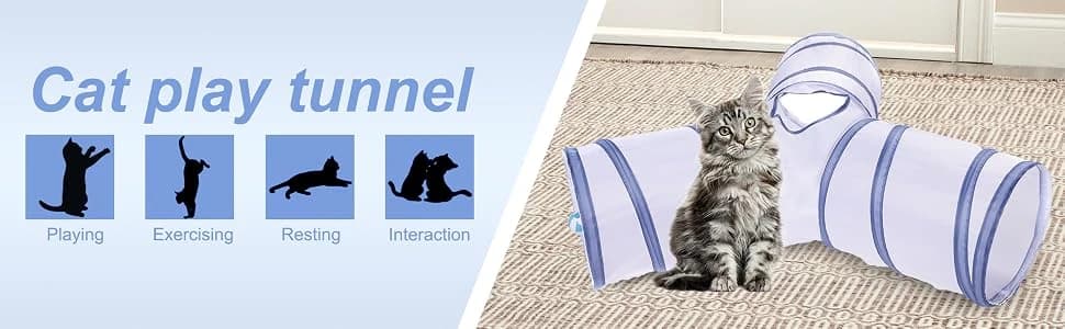 Cat Tunnel — Collapsible Tube with 1 Play Ball Toys — collection imagery