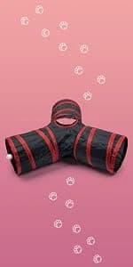 Cat Tunnel — Collapsible Tube with 1 Play Ball Toys — product details