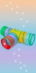 Cat Tunnel — Collapsible Tube with 1 Play Ball Toys — product details