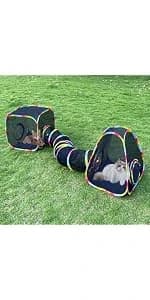 Cat Tunnels for Indoor Cats with Cube Tent Toys Combo — product details