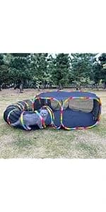 Cat Tunnels for Indoor Cats with Cube Tent Toys Combo — product details