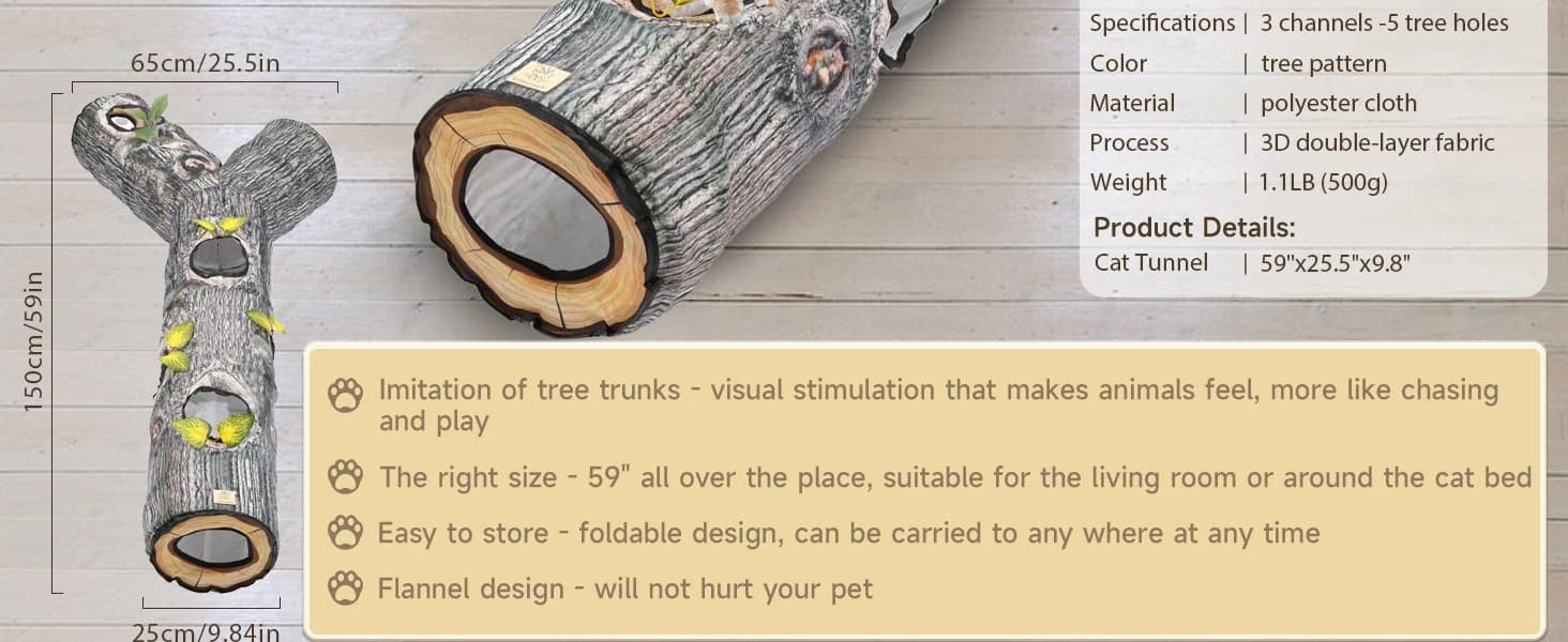 Cat Tunnel — Cat Tunnels for Indoor Cats — product details