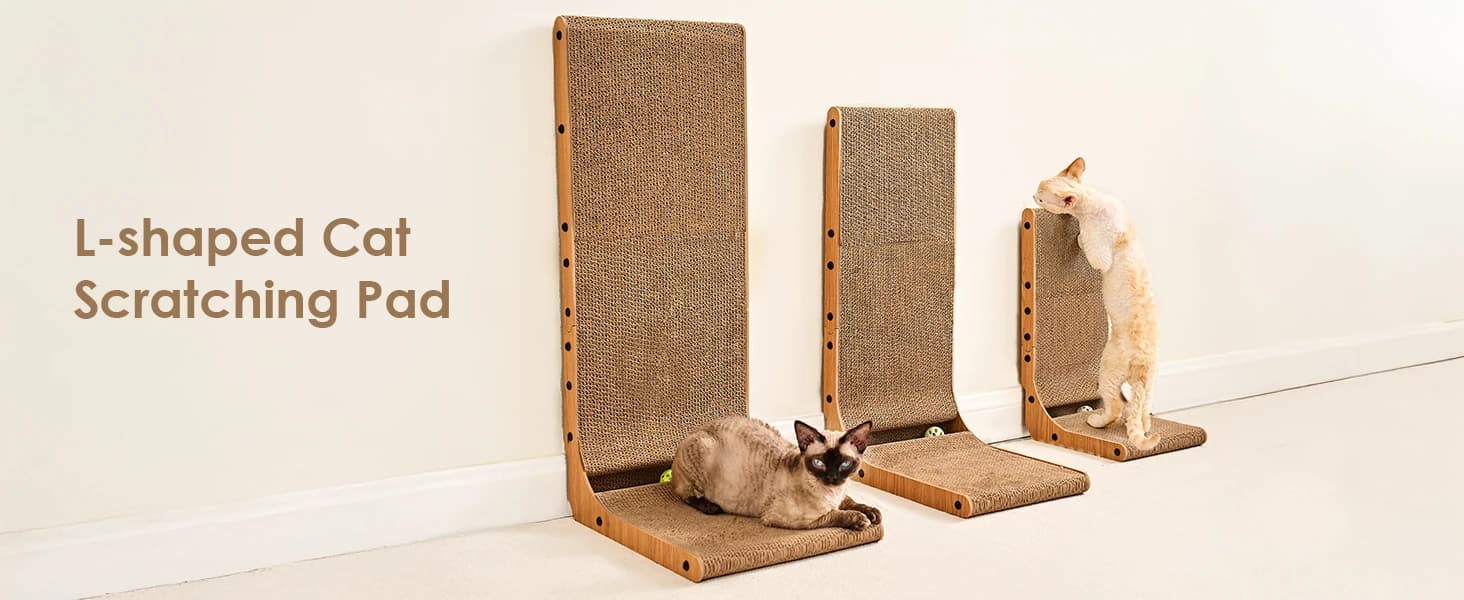 Cardboard Cat Scratcher for Indoor Cats — 26.8 Inch — product details