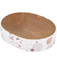 3-Pack Cardboard Cat Scratcher for Indoor Cats — 23 Inch L Shaped Vertical Cat Scratching Post — collection imagery