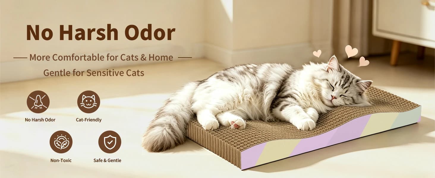 Cat Scratching Board 2-Pack — Reversible Cat Scratcher Pad — product details