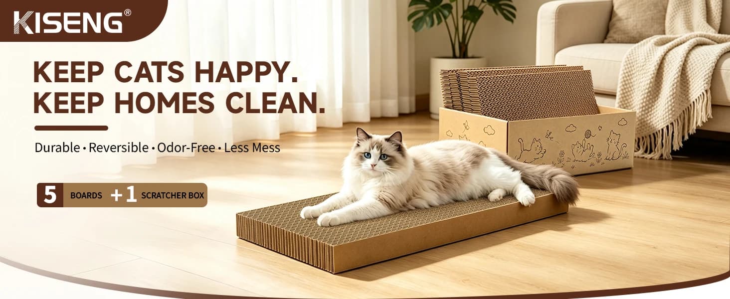 5-Pack Reversible Cat Scratcher — product details