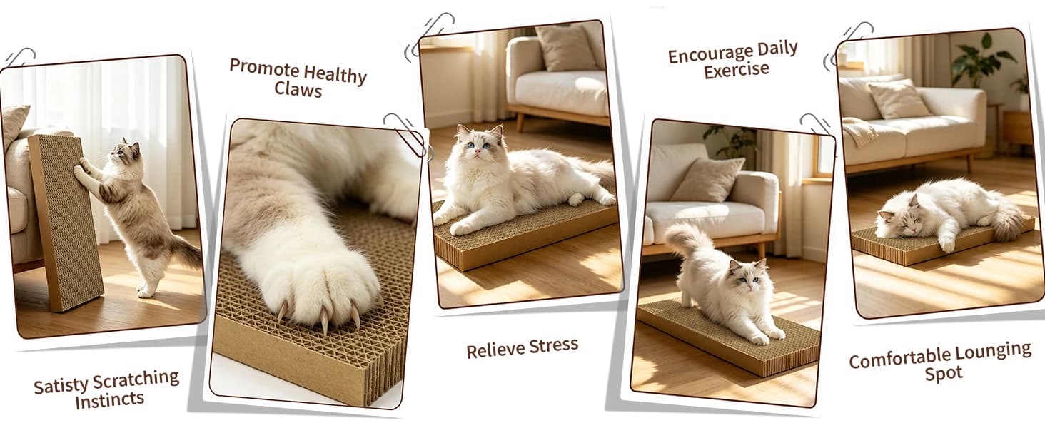 5-Pack Reversible Cat Scratcher — product details