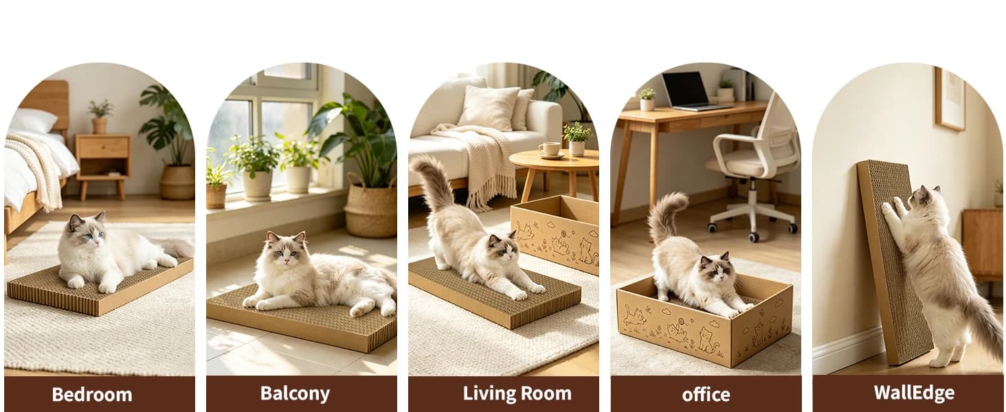 5-Pack Reversible Cat Scratcher — product details