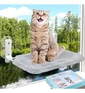 Cat Window Perch — Cat Hammock w/Fleece Blanket Upgraded Screw Suction Cups — collection imagery