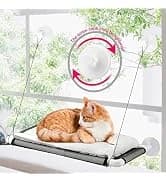 Cat Window Perch — Cat Hammock w/Fleece Blanket Upgraded Screw Suction Cups — collection imagery