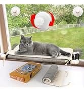 Cat Window Perch — Cat Hammock w/Fleece Blanket Upgraded Screw Suction Cups — collection imagery