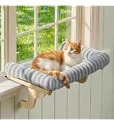 Foldable Cat Hammock for Window (White Bolster Bed — collection imagery